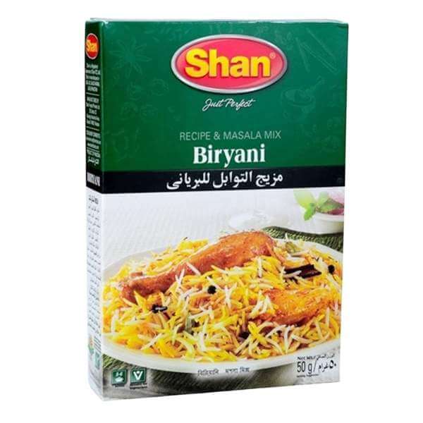 SHAN BIRYANI MASALA 50G – Aj Fresh Fruit